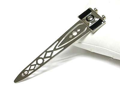 Metal epoxy camera book marker