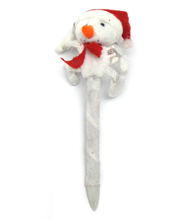 Christmas snowman pen 