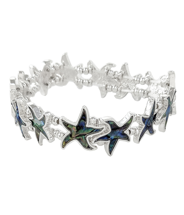 ABALOPNE STARFISH STRETCH BRACELET