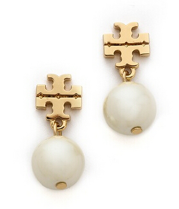 Boutique style designer inspired pearl drop earring