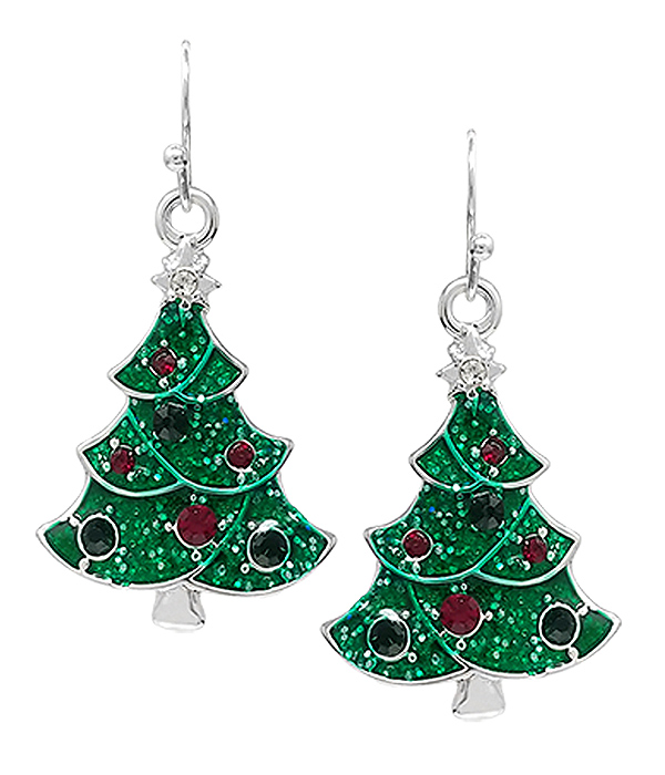 CHRISTMAS TREE EARRING