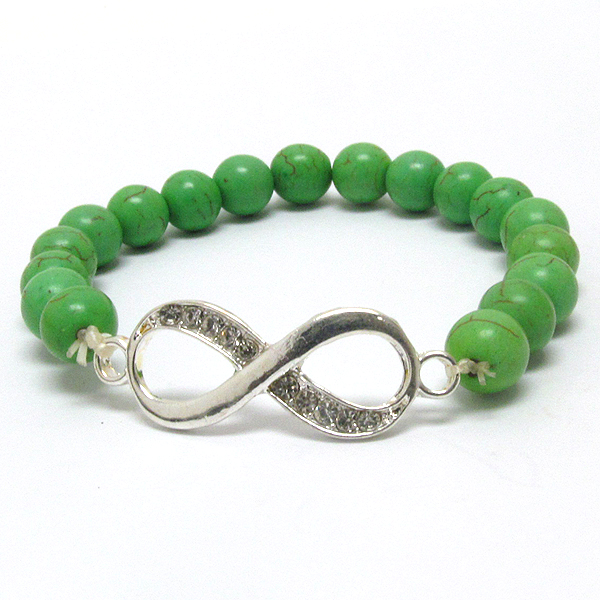 Crystal infinite stertch bracelet