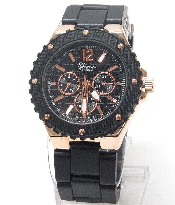 Cartier style metal band watch