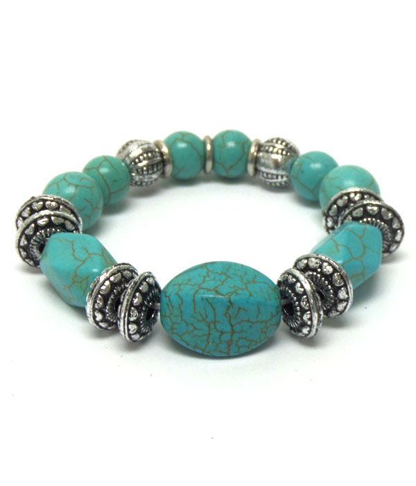 Turquoise stone bracelet 