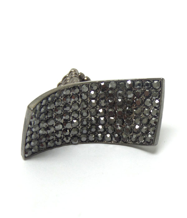 Crystals large epoxy ring