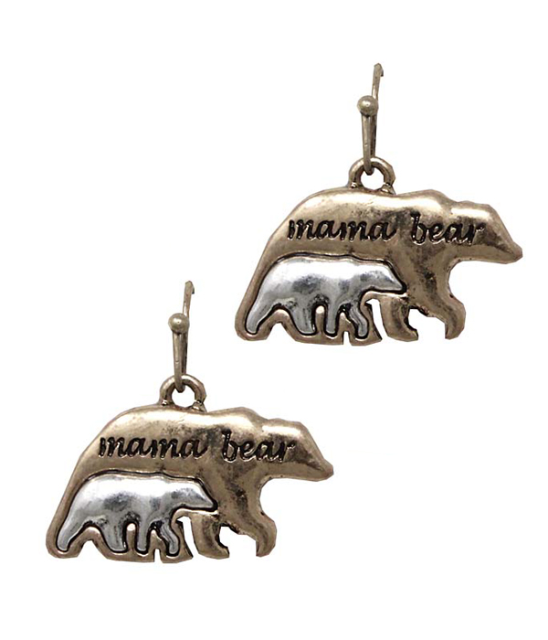 MAMA BEAR THEME EARRING