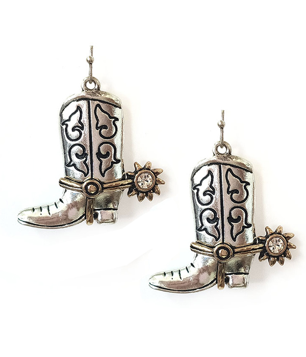 WESTERN THEME EARRING - COWBOY BOOT