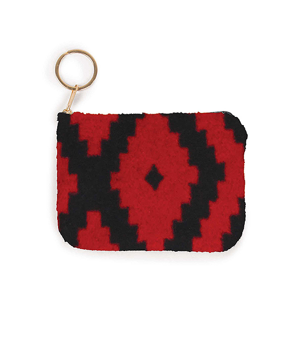 Western theme coin purse - 100% polyester
