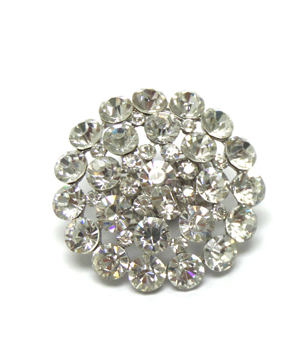 Ball with crystals ring