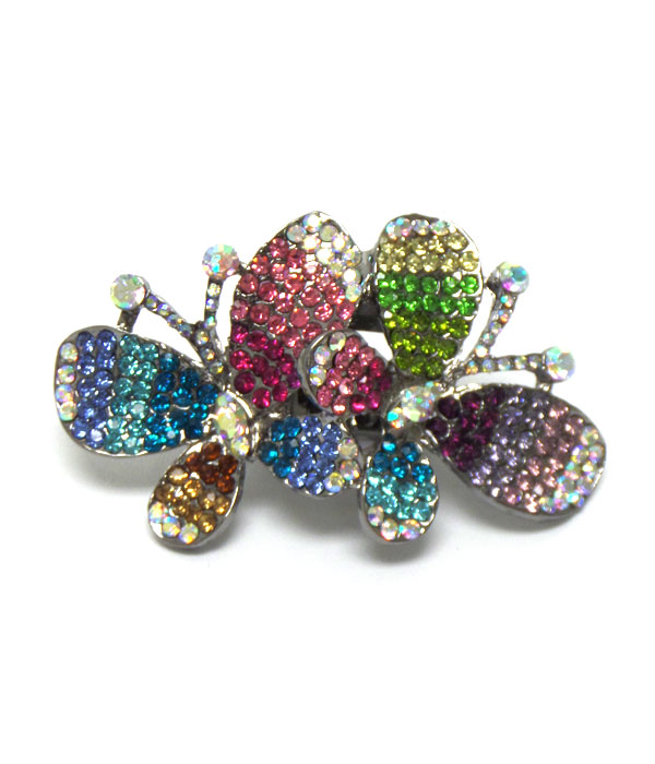 Two butterfly colorful ring