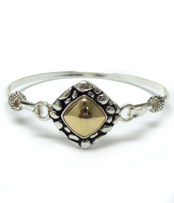 Metalshape thin bangle bracelet