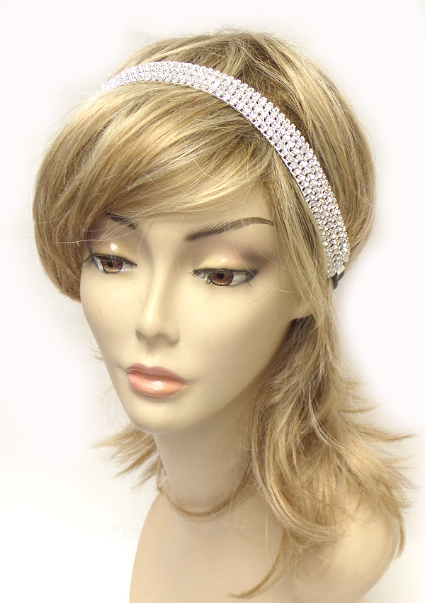 Layer of rhinestones headband 