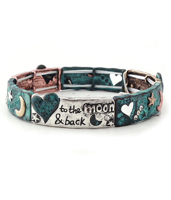 Moon stretch bracelet