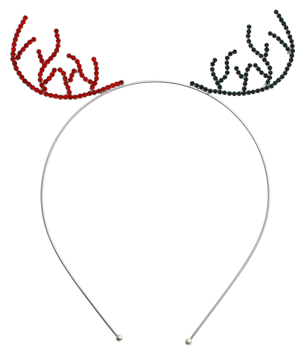 Crystal antler headband