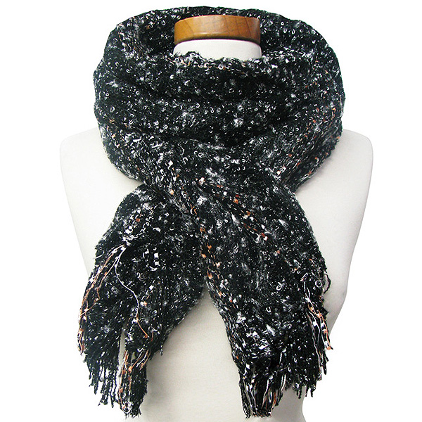 100% polyester fancy chenille  muffler