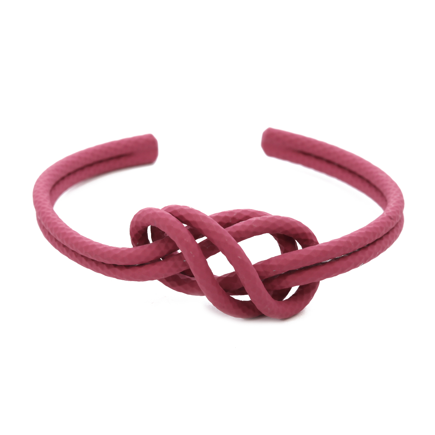 Color coat metal bangle bracelet