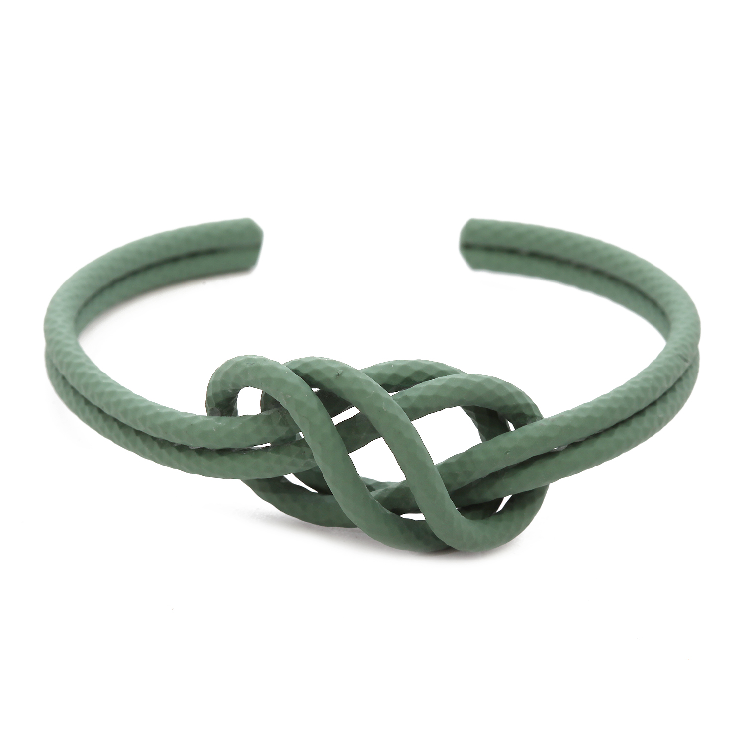 Color coat metal bangle bracelet