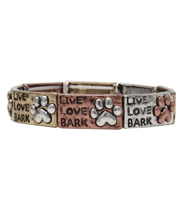 PET LOVERS INSPIRATION STRETCH BRACELET