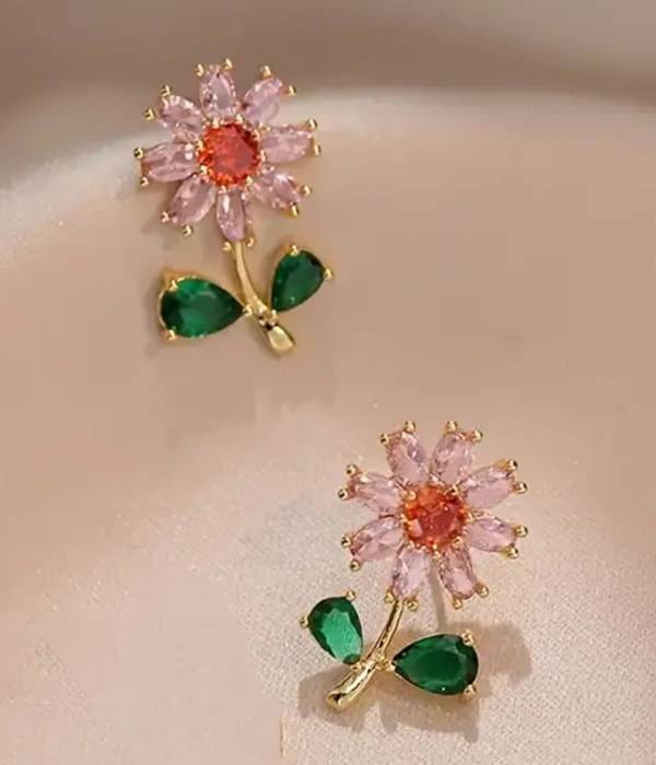 Flower earring