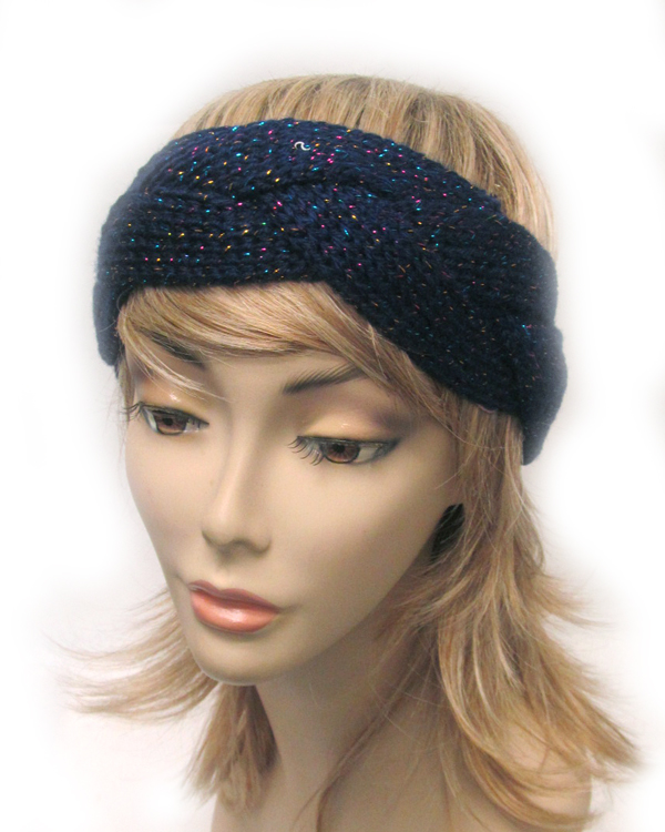 Twisted glittery headwrap