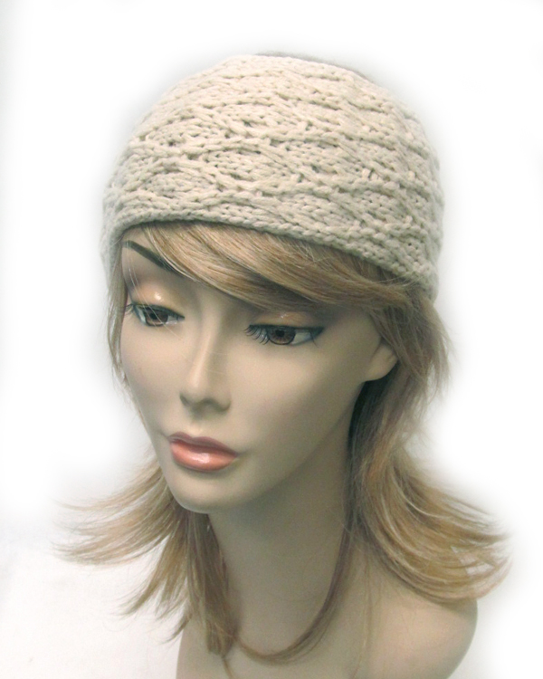 Knit thick headwrap