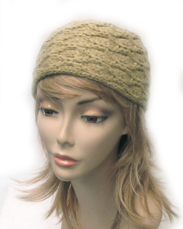 Knit thick headwrap
