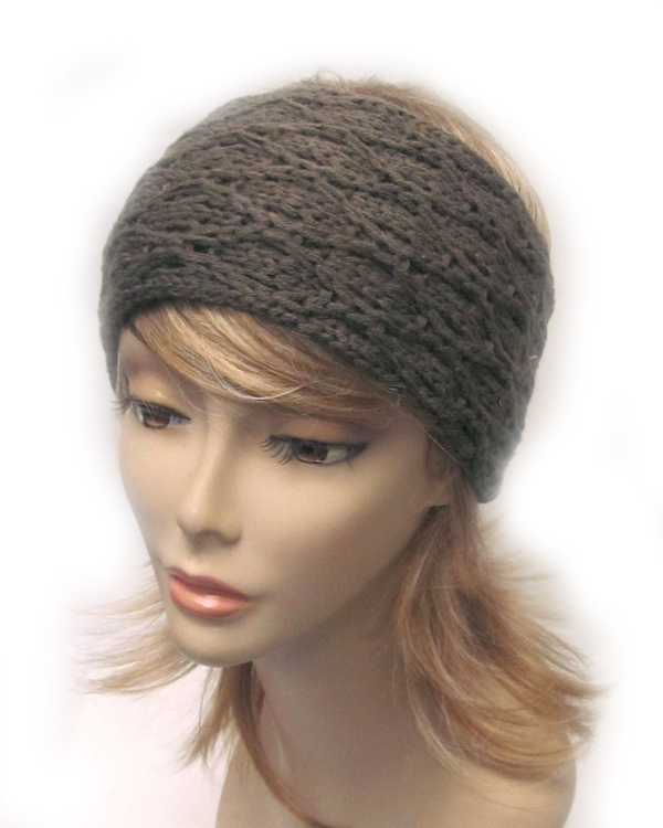Knit thick headwrap