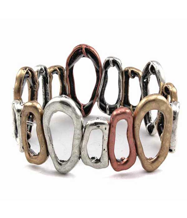 CHICOS STYLE VINTAGE METAL STRETCH BRACELET