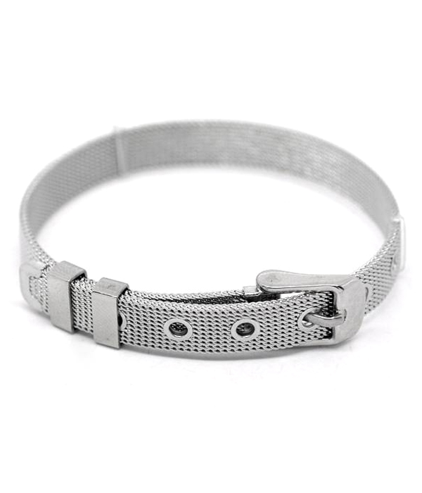 Mesh chain belt bracelet