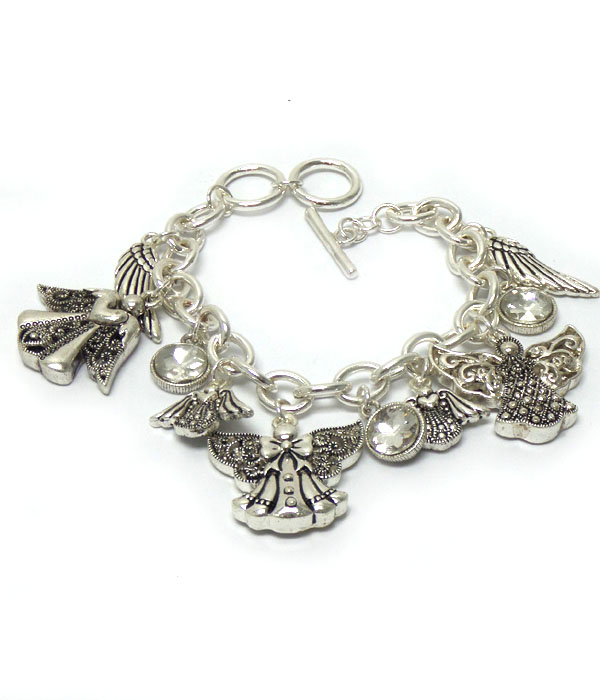 Angel theme charm bracelet 