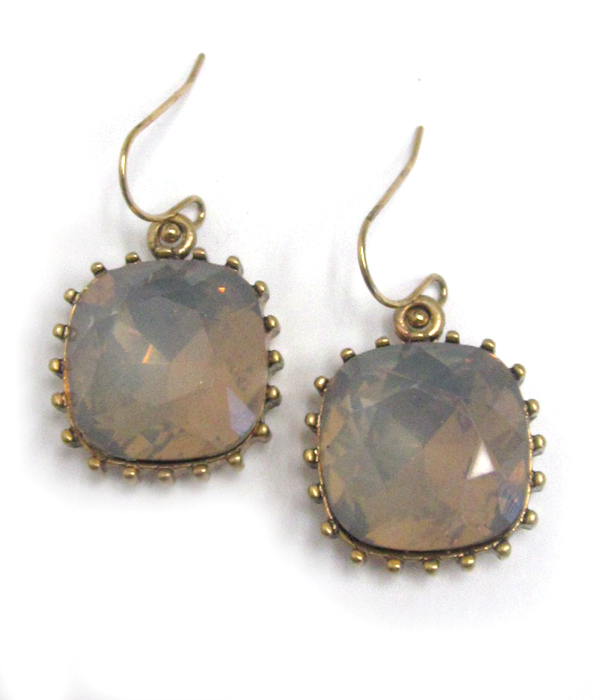 Catherine popesco inspired opal crystals earrings 