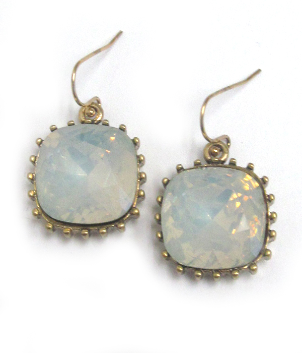 Catherine popesco inspired opal crystals earrings 