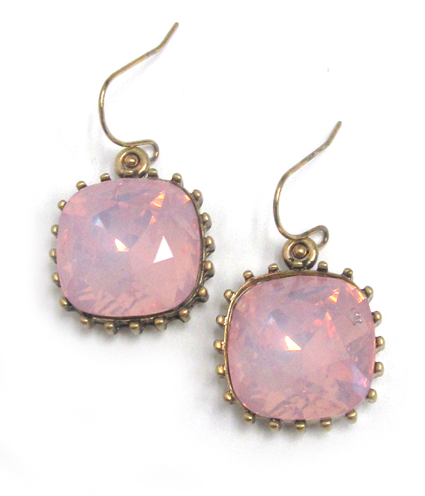 Catherine popesco inspired opal crystals earrings 