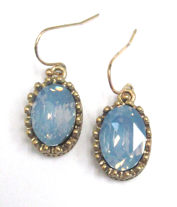 Catherine popesco inspired opal crystals earrings 