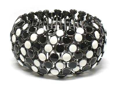 Epoxy cover ealstic stretch bracelet