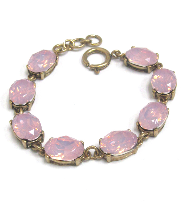 Catherine popesco inspired opal crystals bracelet
