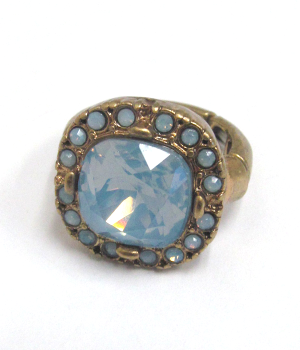 Catherine popesco inspired opal crystals ring 