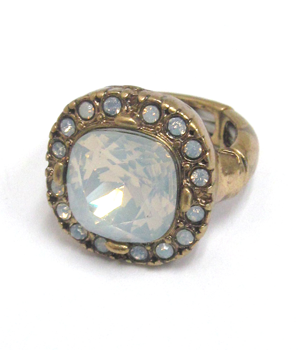 Catherine popesco inspired opal crystals ring 