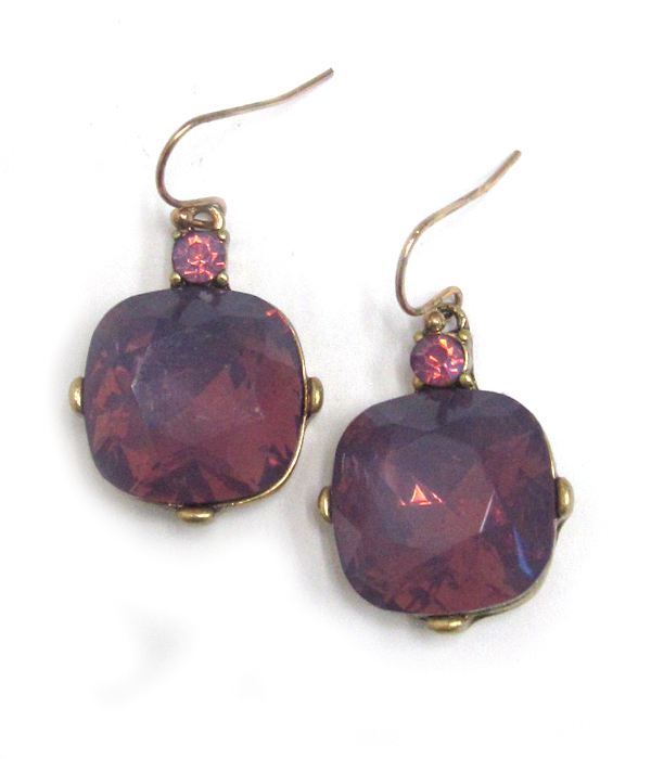 Catherine popesco inspired opal crystals earrings 