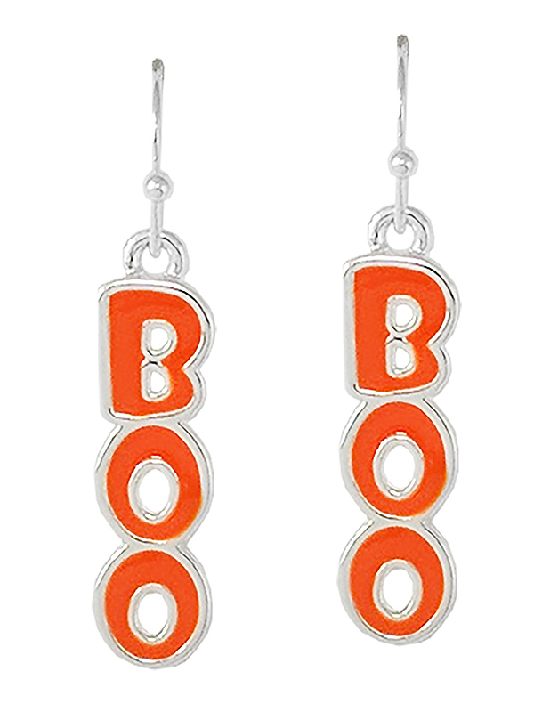 HALLOWEEN THEME EARRING - BOO