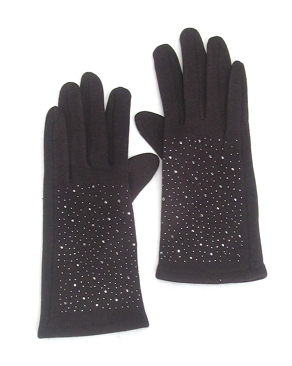 Crystal sprinkle gloves - 65% polyester 35% cotton