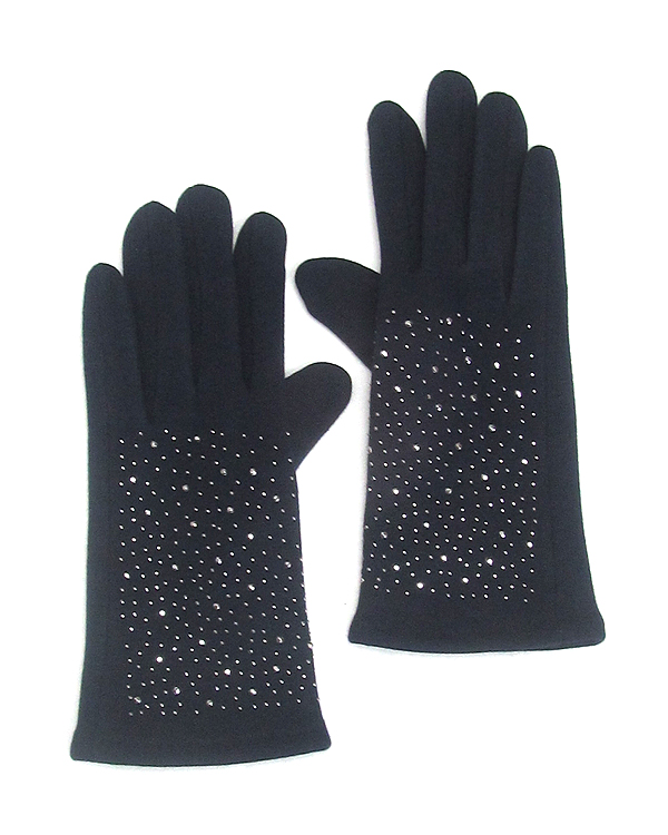 Crystal sprinkle gloves - 65% polyester 35% cotton