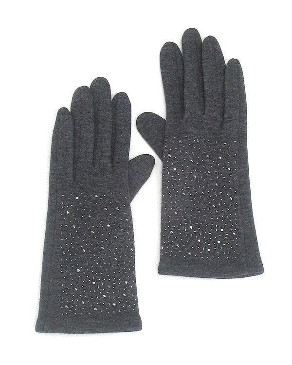 Crystal sprinkle gloves - 65% polyester 35% cotton