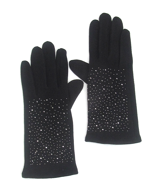 Crystal sprinkle gloves - 65% polyester 35% cotton