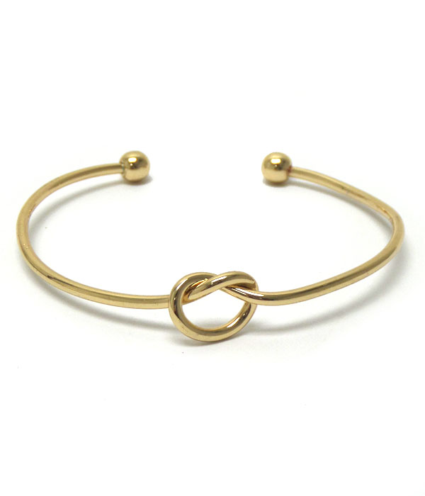 Metal wire knot bracelet