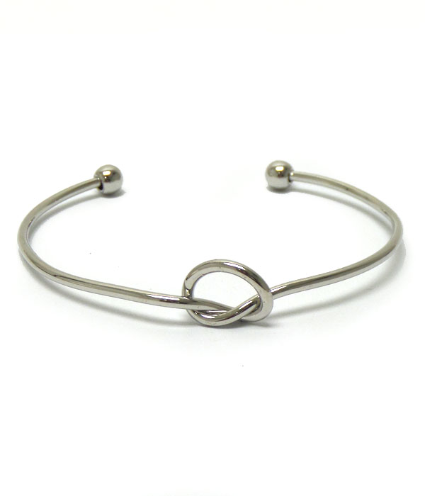 Metal wire knot bracelet