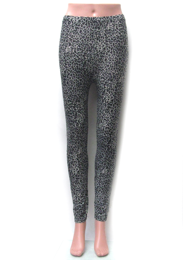 Animal print fall winter leggings
