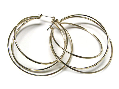 Multi hoop earring - hoops