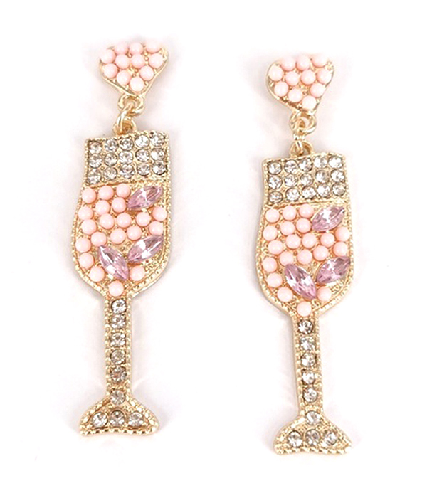 CRYSTAL COCKTAIL EARRING