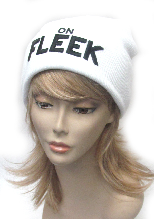 On fleek beanie